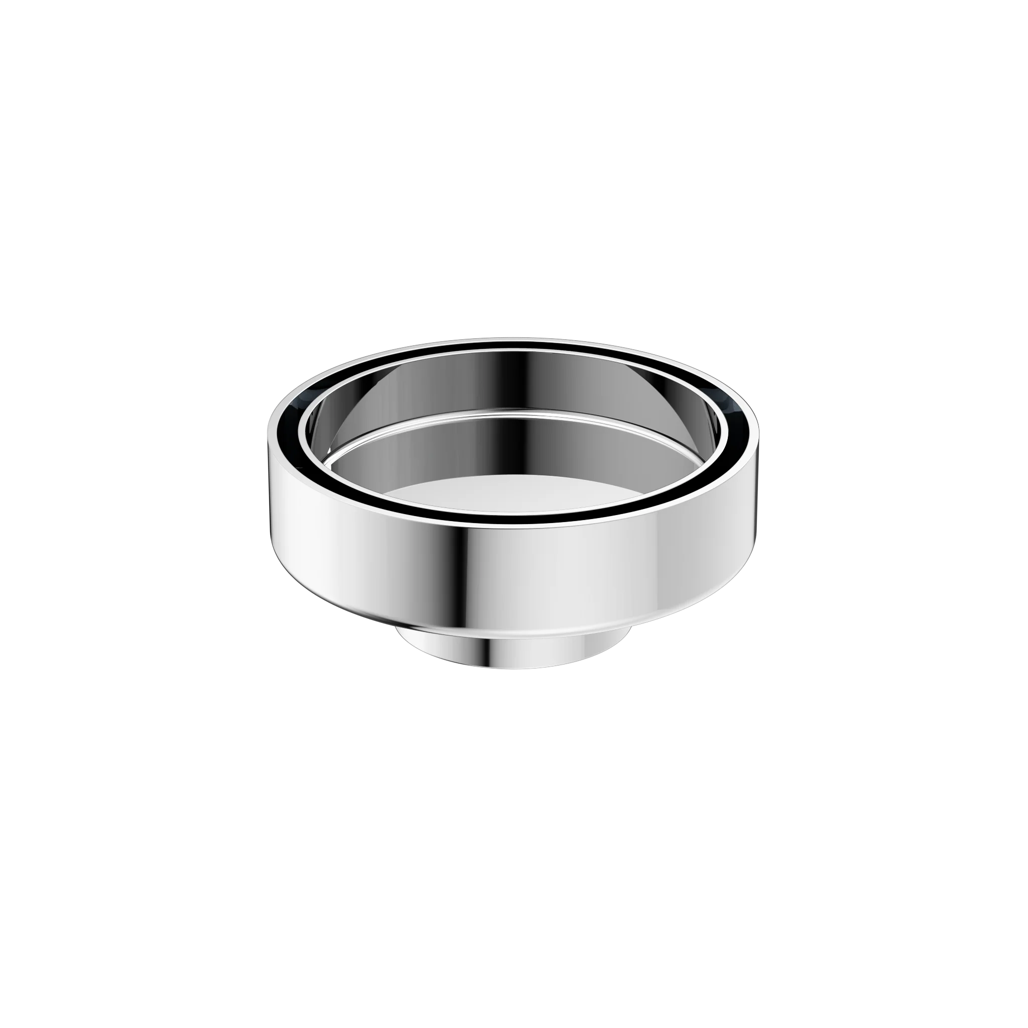 Nero 100mm Round Tile Insert Floor Waste 50mm Outlet Chrome - Image 3