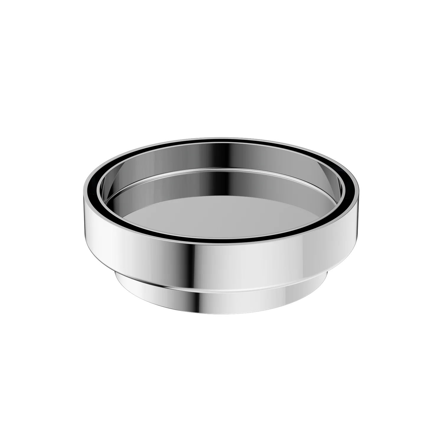 Nero 130mm Round Tile Insert Floor Waste 100mm Outlet Chrome - Image 3