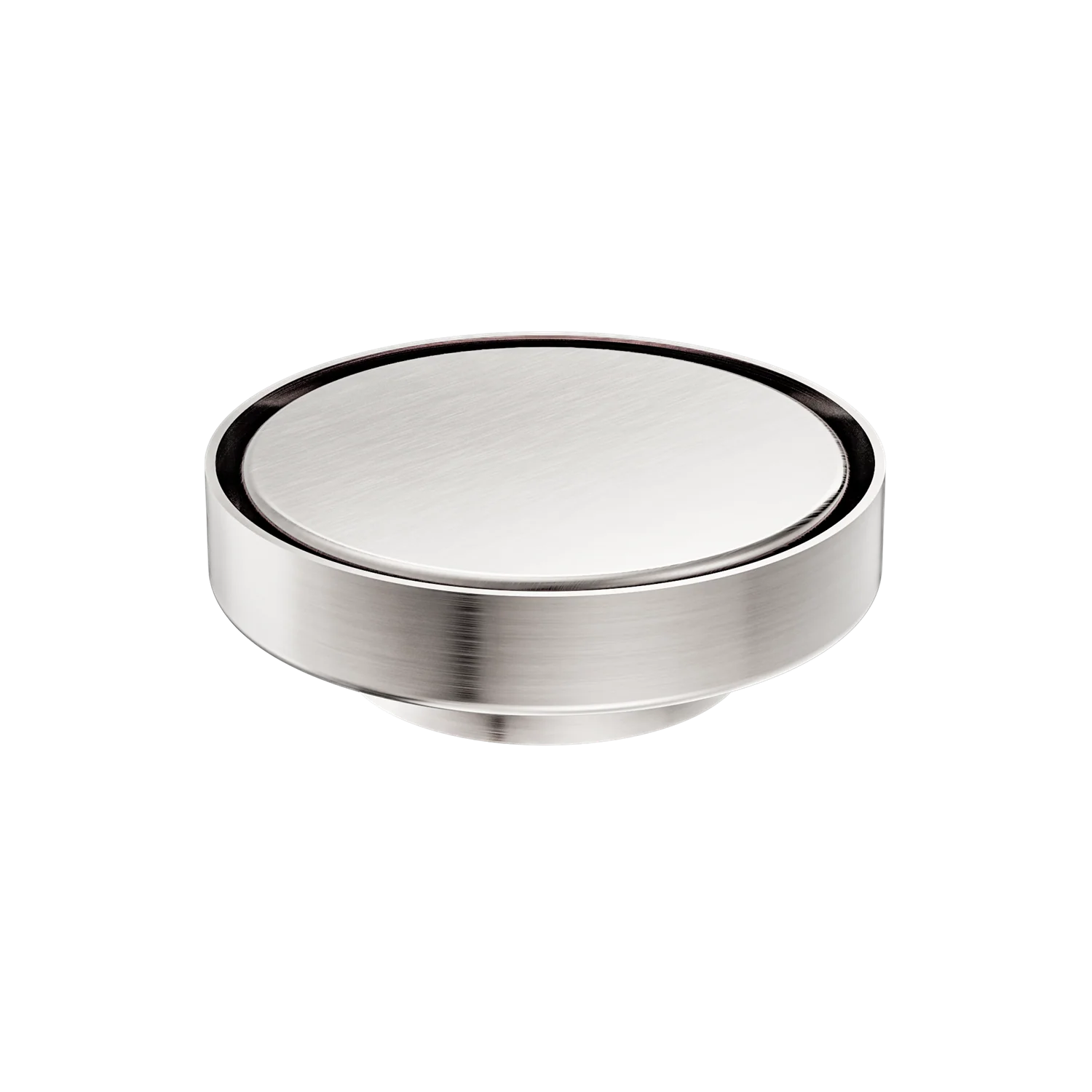 Nero 130mm Round Tile Insert Floor Waste 80mm Outlet Brushed Nickel - Image 3