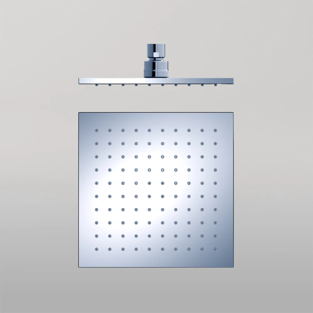 Nero 200mm Square Shower Head Chrome - Image 2