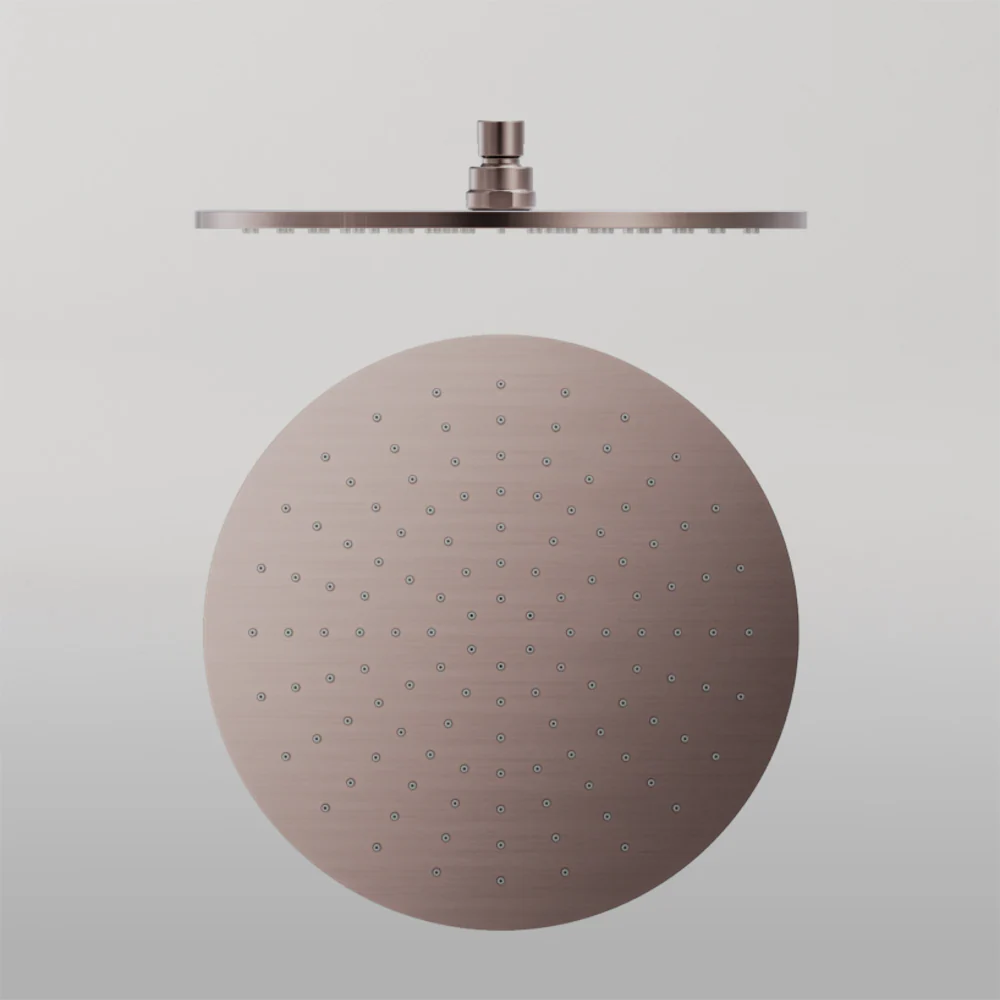 Nero 300mm Round Shower Head Brushed Bronze - Image 2