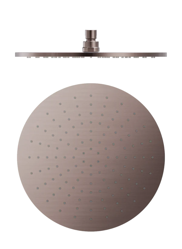 Nero 300mm Round Shower Head Brushed Bronze - Image 3