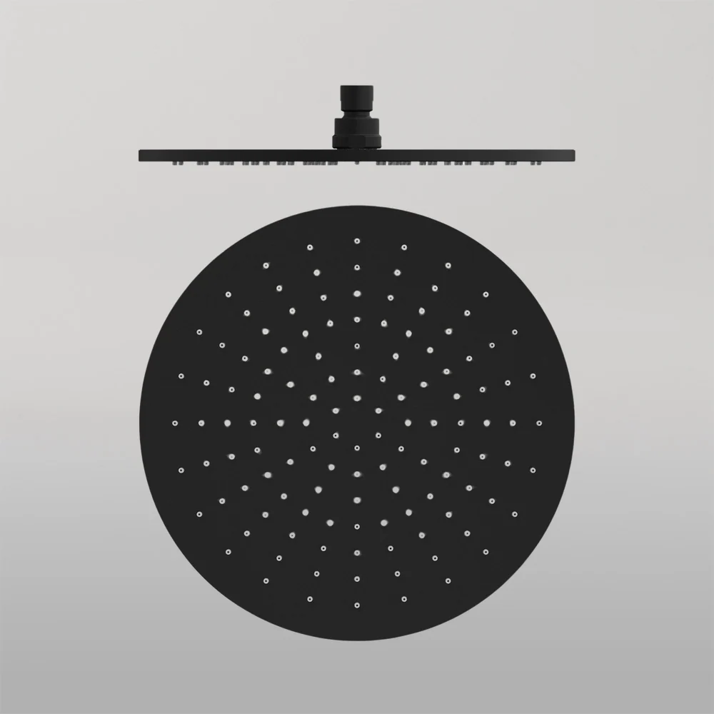 Nero 300mm Round Shower Head Matte Black - Image 2