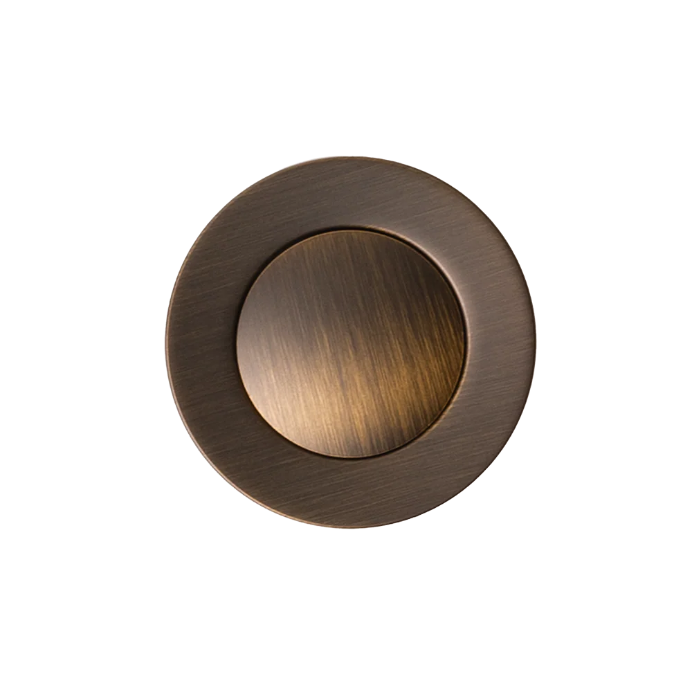 Alma 32mm Brushed Vintage Antique Brass Pop Up Waste - Image 3