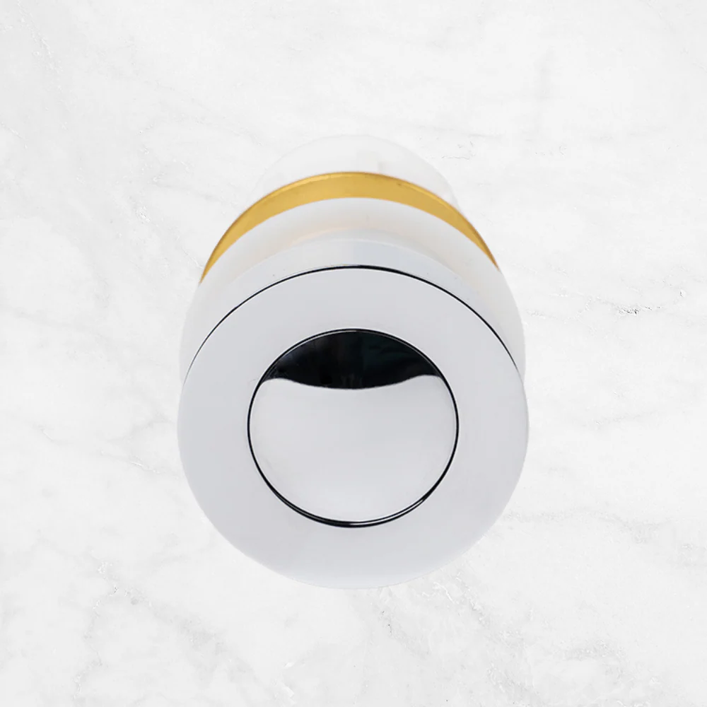 Alma 32mm Chrome Pop Up Waste with Overflow - Image 2