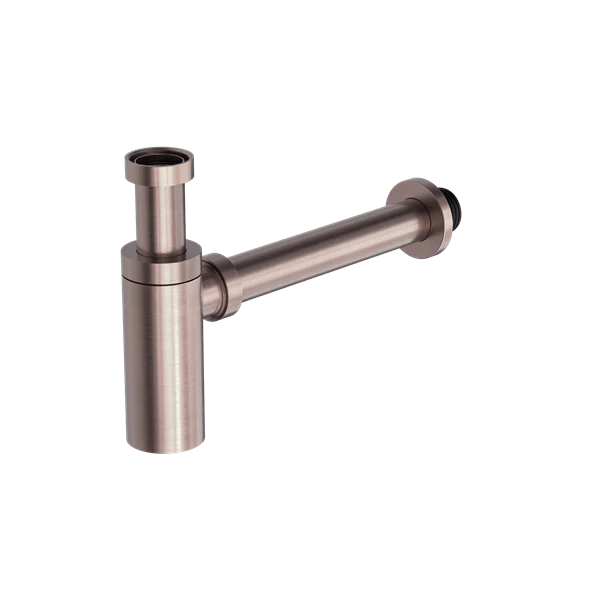 Nero 40mm Round Bottle Trap Brushed Bronze - Image 3