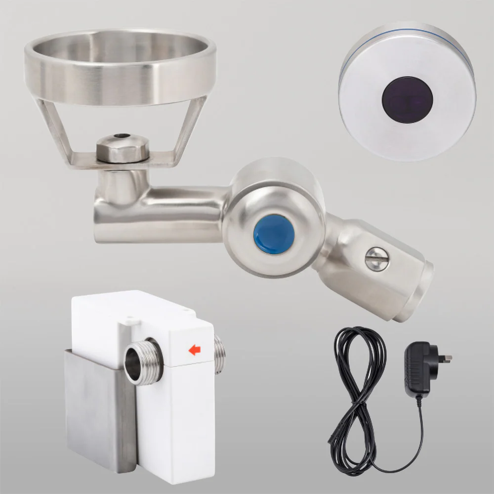 3monkeez 45 Degree Hob-Mount Sensor Bubbler with Metal Mouthguard Mains Operated - Image 2