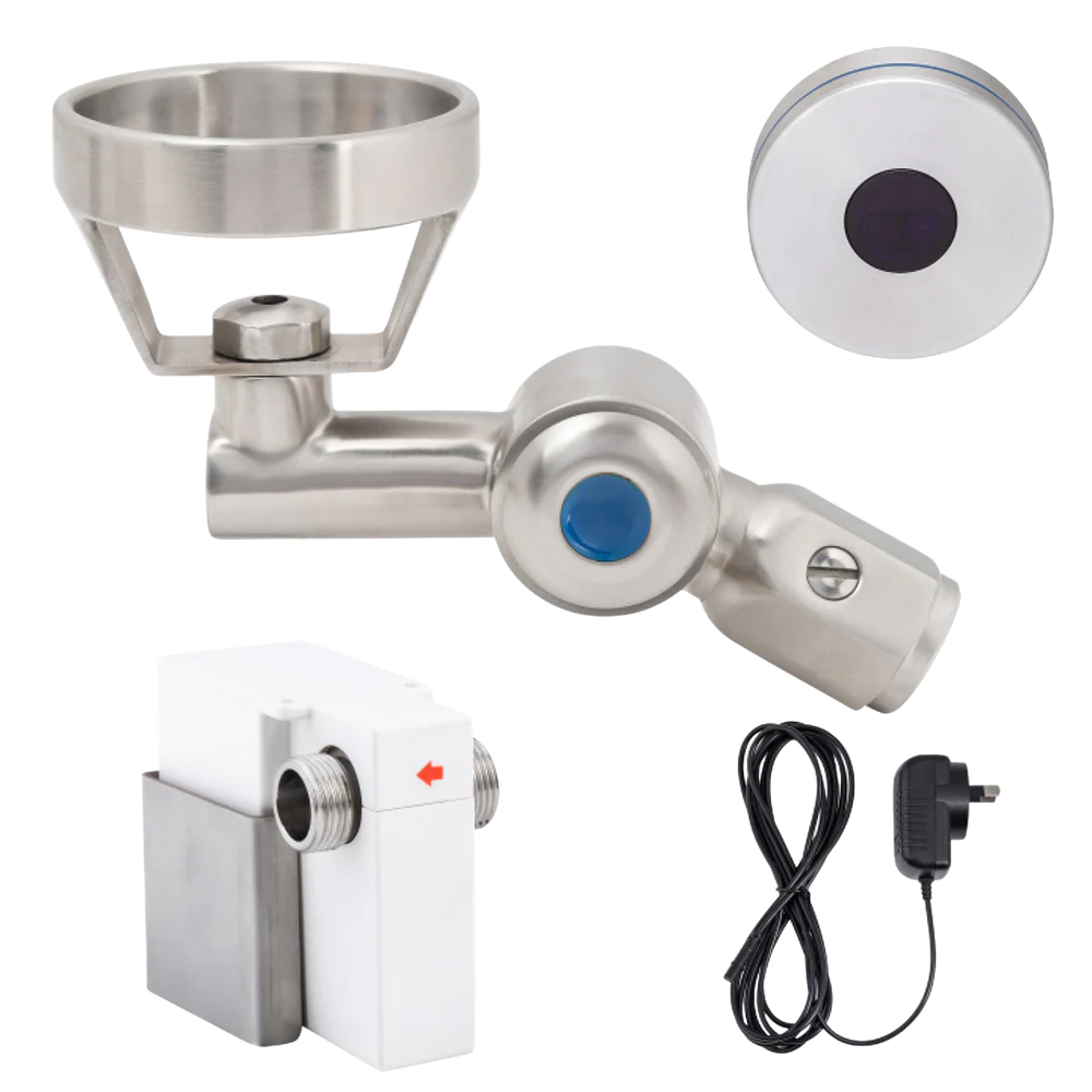 3monkeez 45 Degree Hob-Mount Sensor Bubbler with Metal Mouthguard Mains Operated - Image 4