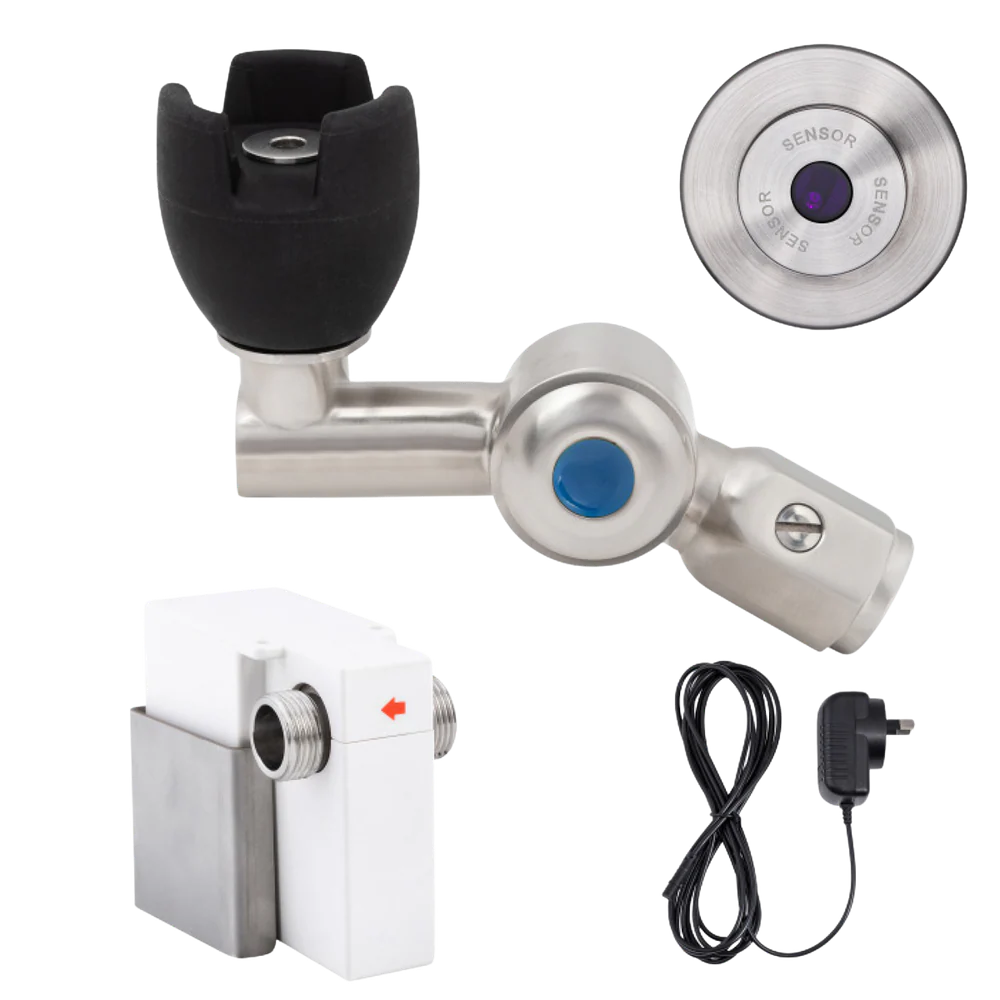 3monkeez 45 Degree Silicone Mouthguard Bubbler with Wall-Mount Sensor Mains Operated - Image 3