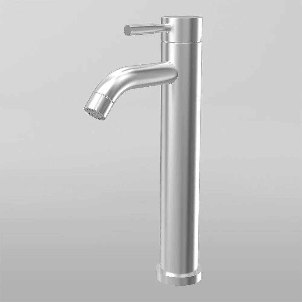 Abey 316 High Basin Mixer Stainless Steel - Image 2