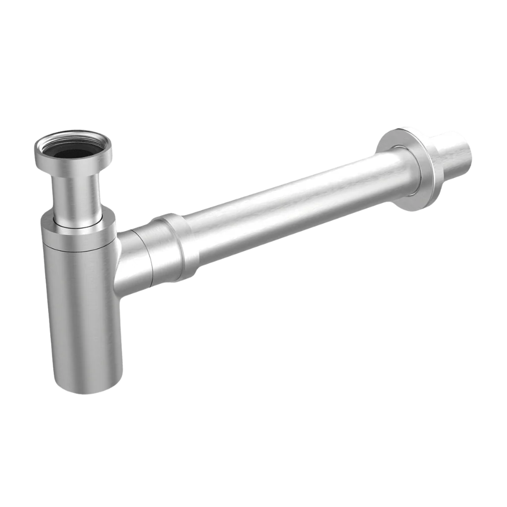 Abey Brass Bottle Trap 40mm Brushed Nickel - Image 3