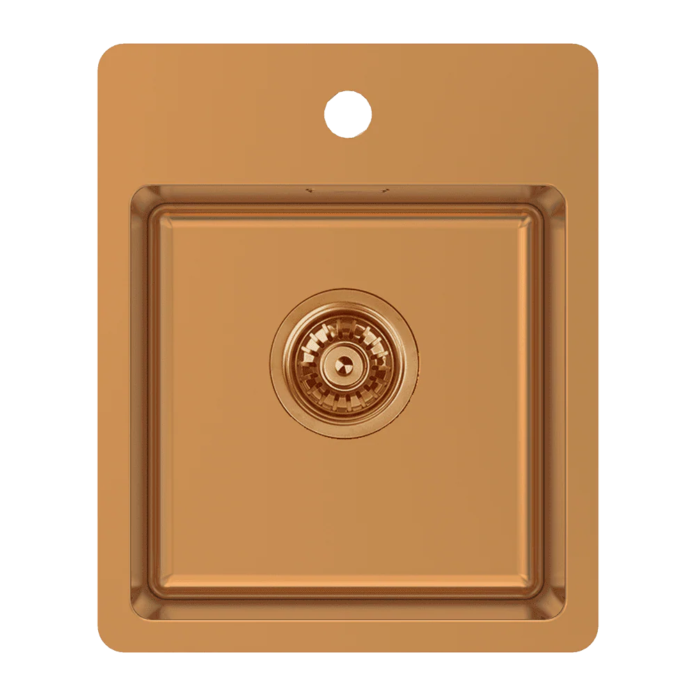 Abey Bs2 Bar Sink With Tap Landing Artisan Copper