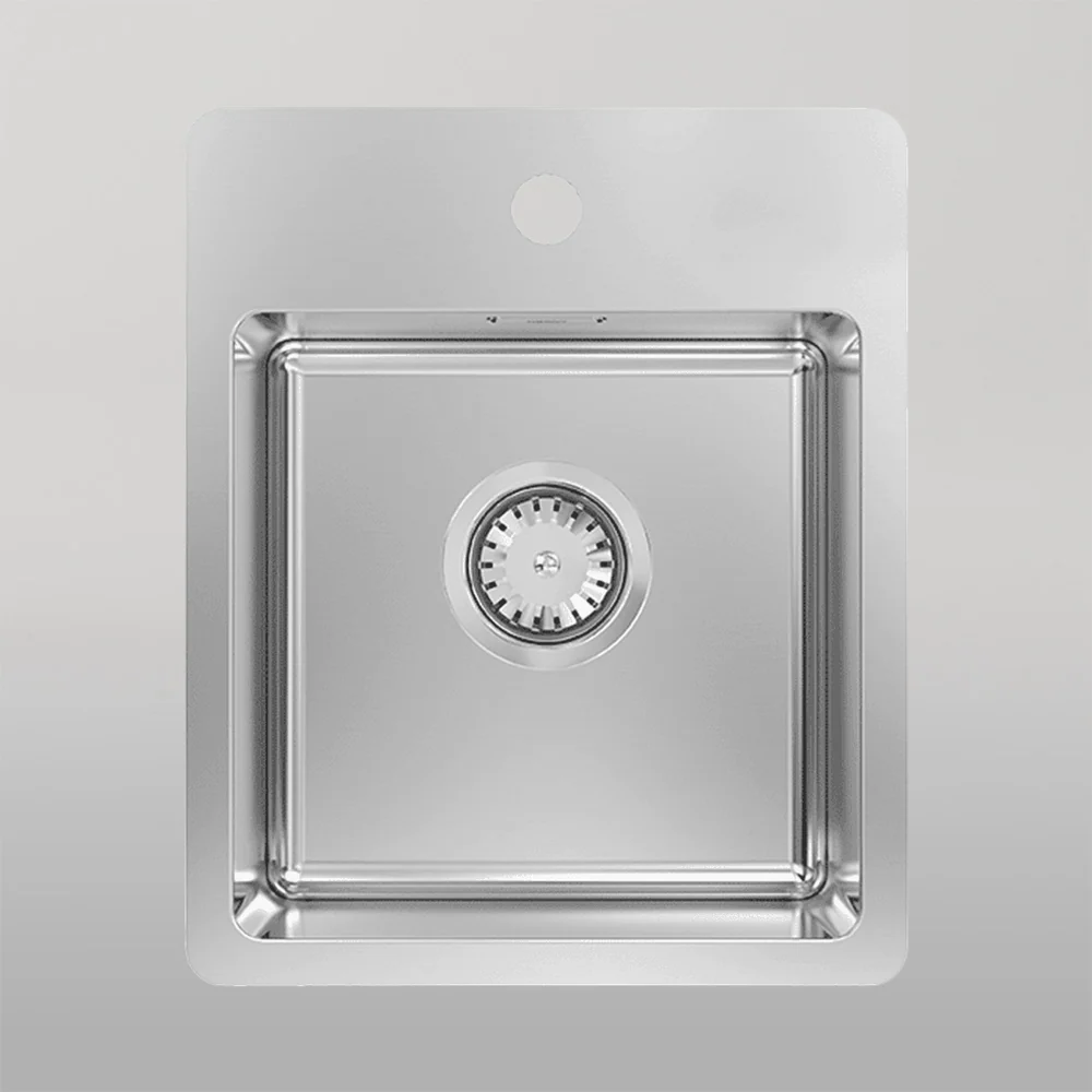 Abey Bs2 Bar Sink With Tap Landing Stainless Steel - Image 2