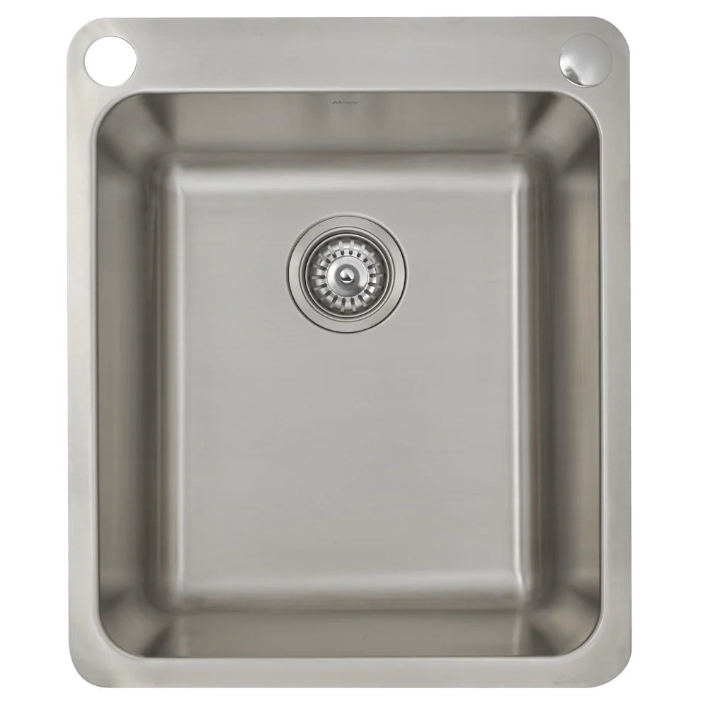 Abey Laundry Sink With Dual Bypass 44L Stainless Steel - Image 3