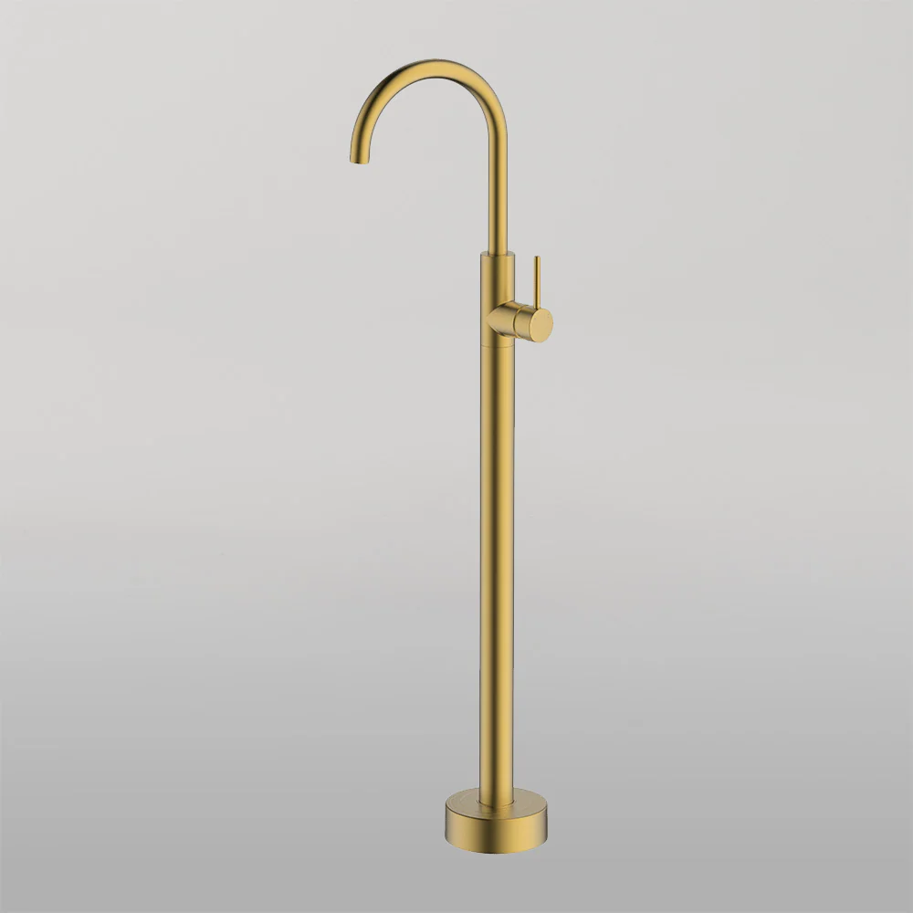 Abey Lucia Bath Filler Brushed Brass - Image 2