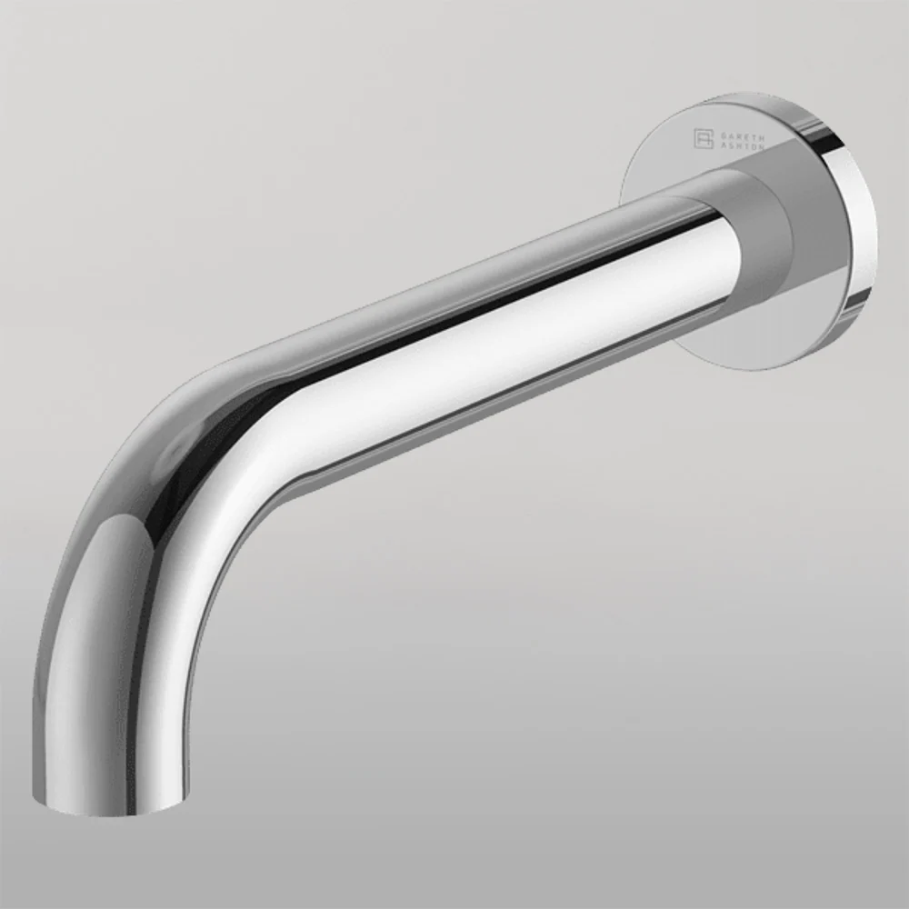 Abey Lucia Curved Basin And Bath Spout 230mm Chrome - Image 2
