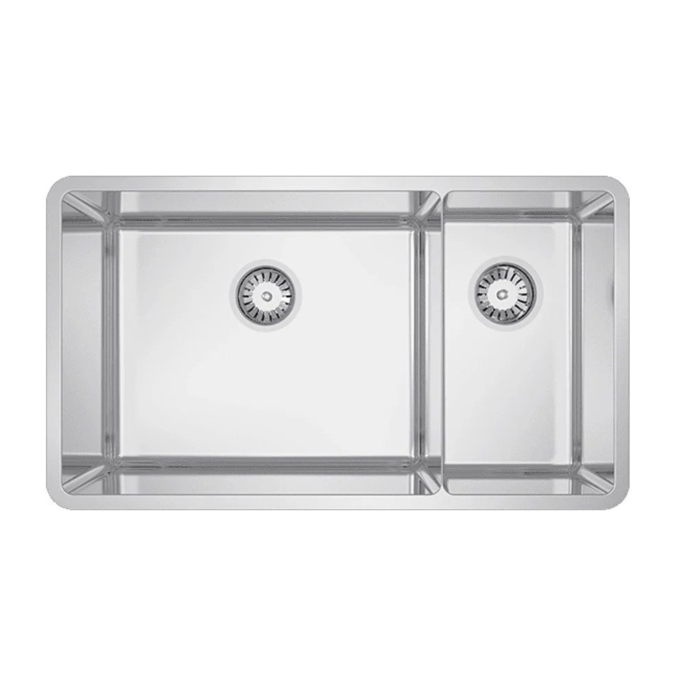 Abey Lucia Bowl and Three Quarter Sink Stainless Steel