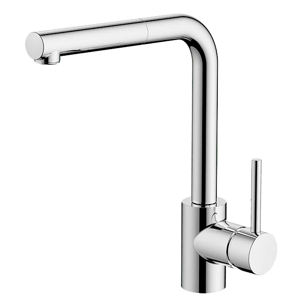 Abey Lucia Sidelever Mixer With Pull Out Chrome Lead Free - Image 3