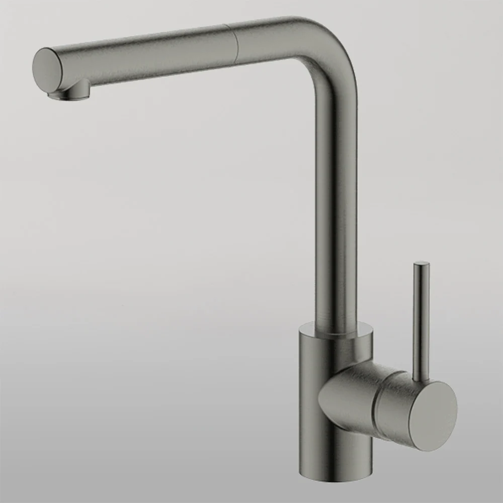 Abey Lucia Sidelever Mixer With Pull Out Gunmetal - Image 2