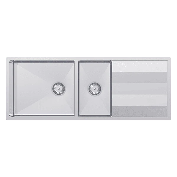 Abey Lugano One And Three Quarter Bowl Stainless Steel