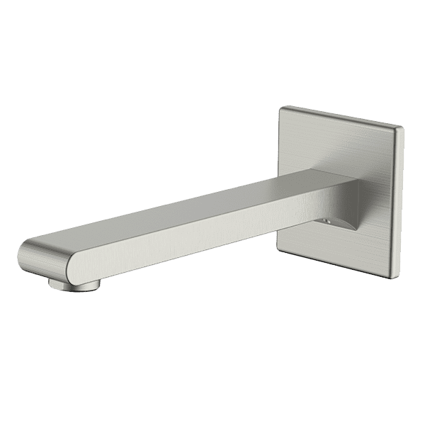 Abey Park Avenue Basin Spout 2 Piece 210mm Brushed Nickel
