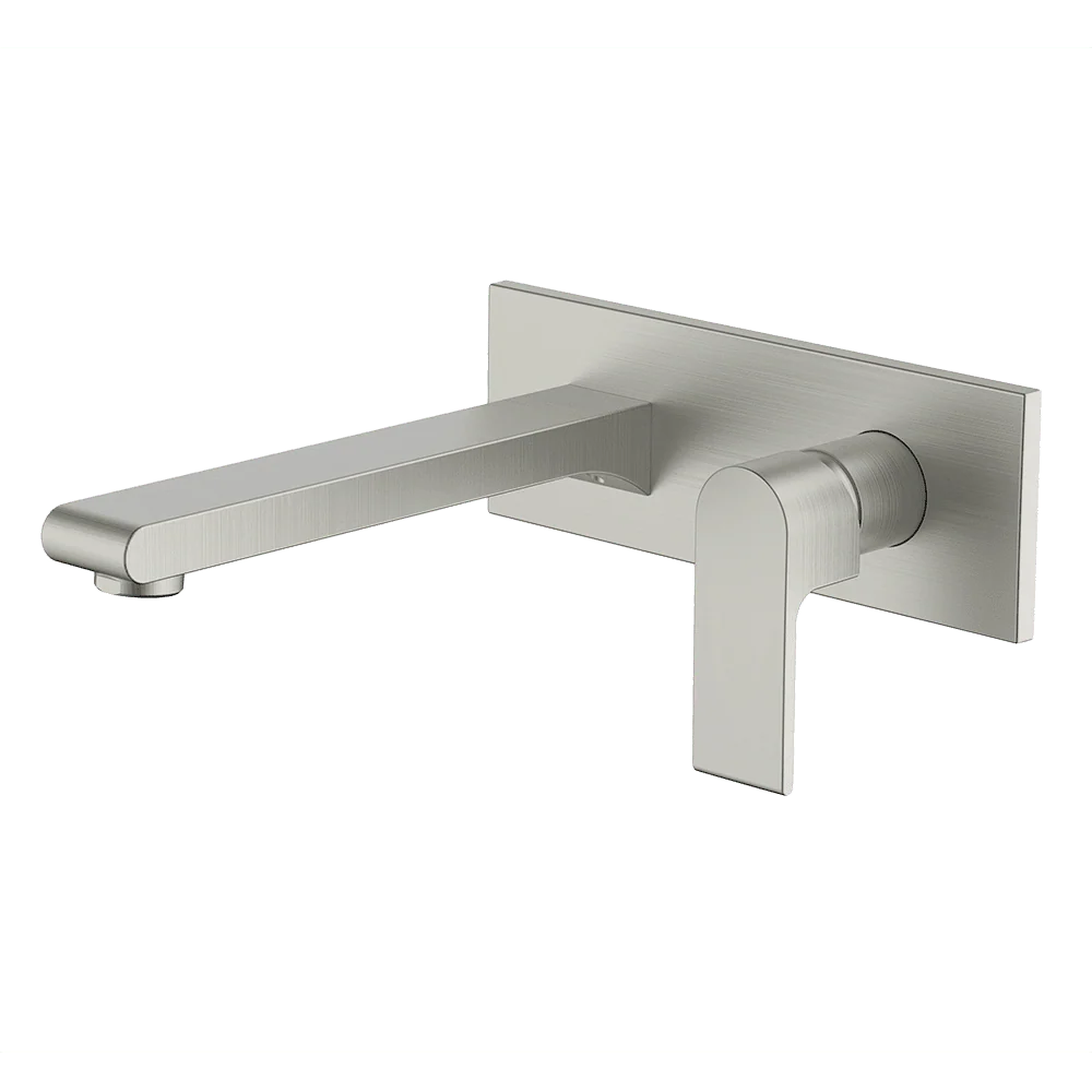Abey Park Avenue Wall Basin Set Brushed Nickel