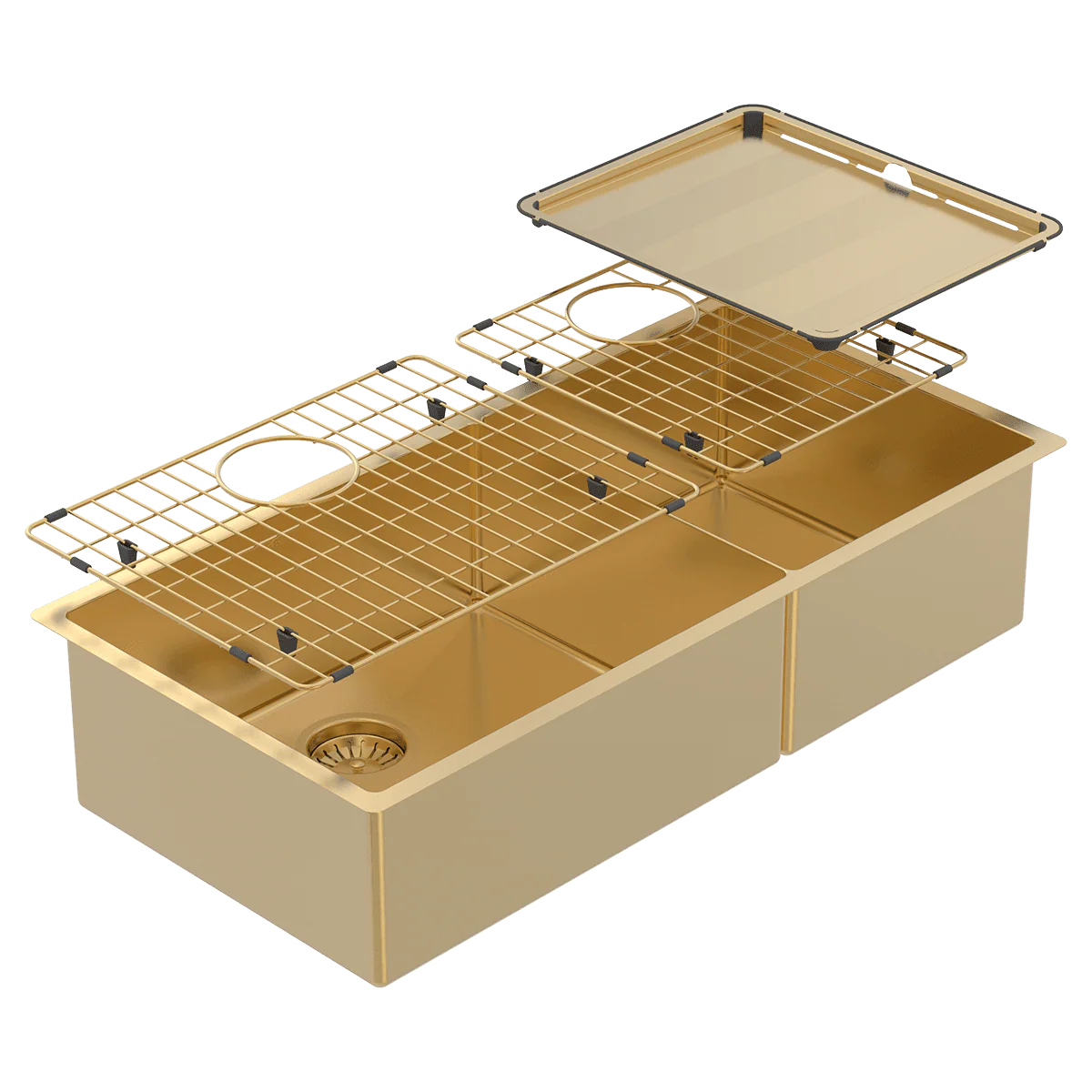 Abey Piazza One And 3/4 Square Bowl Eureka Gold - Image 3