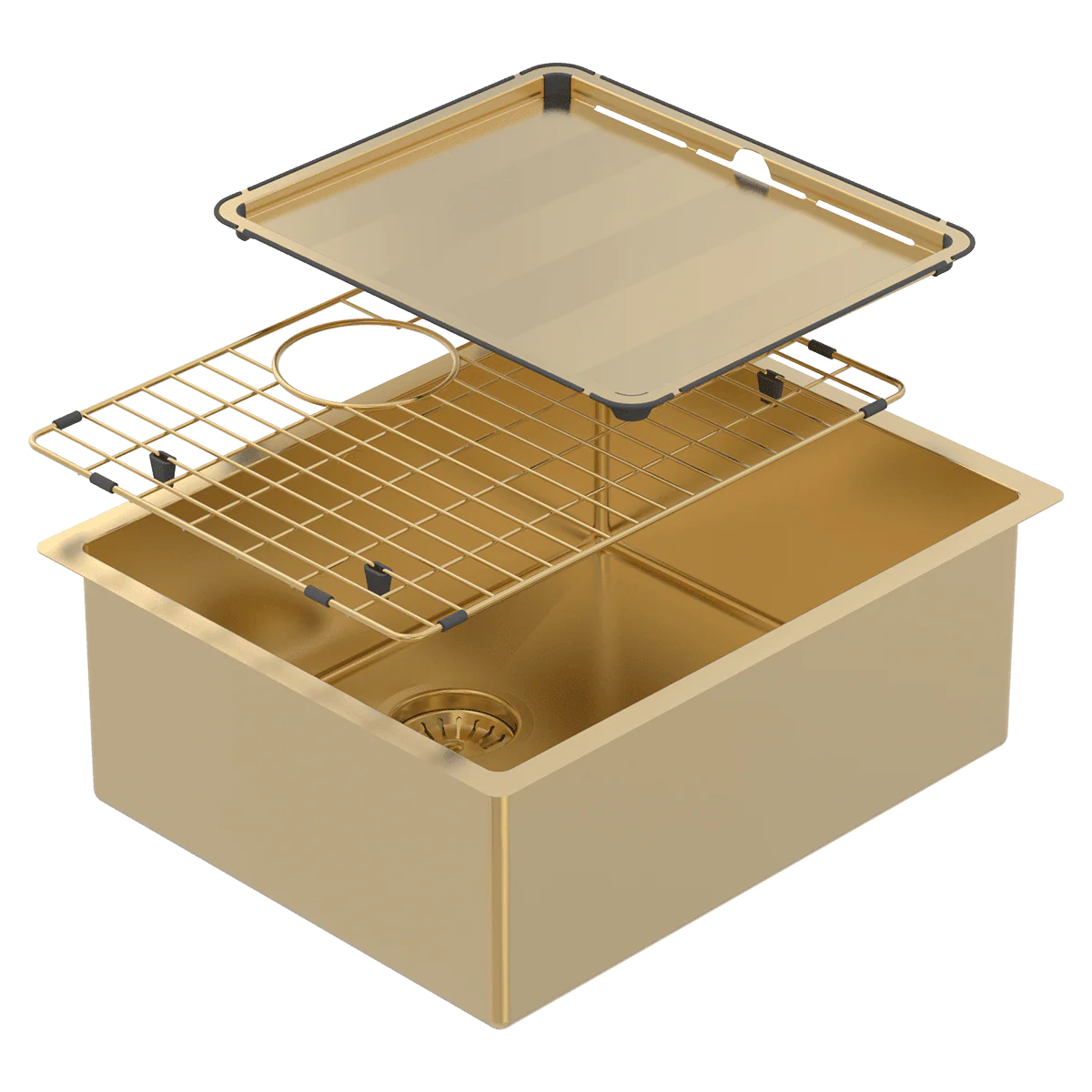 Abey Piazza Single Bowl Gold