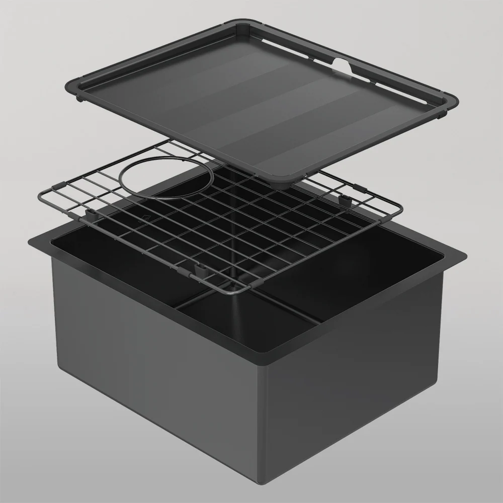 Abey Piazza Square Bowl Black Pearl - Image 2