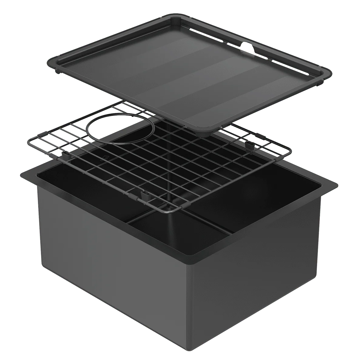 Abey Piazza Square Bowl Black Pearl - Image 3