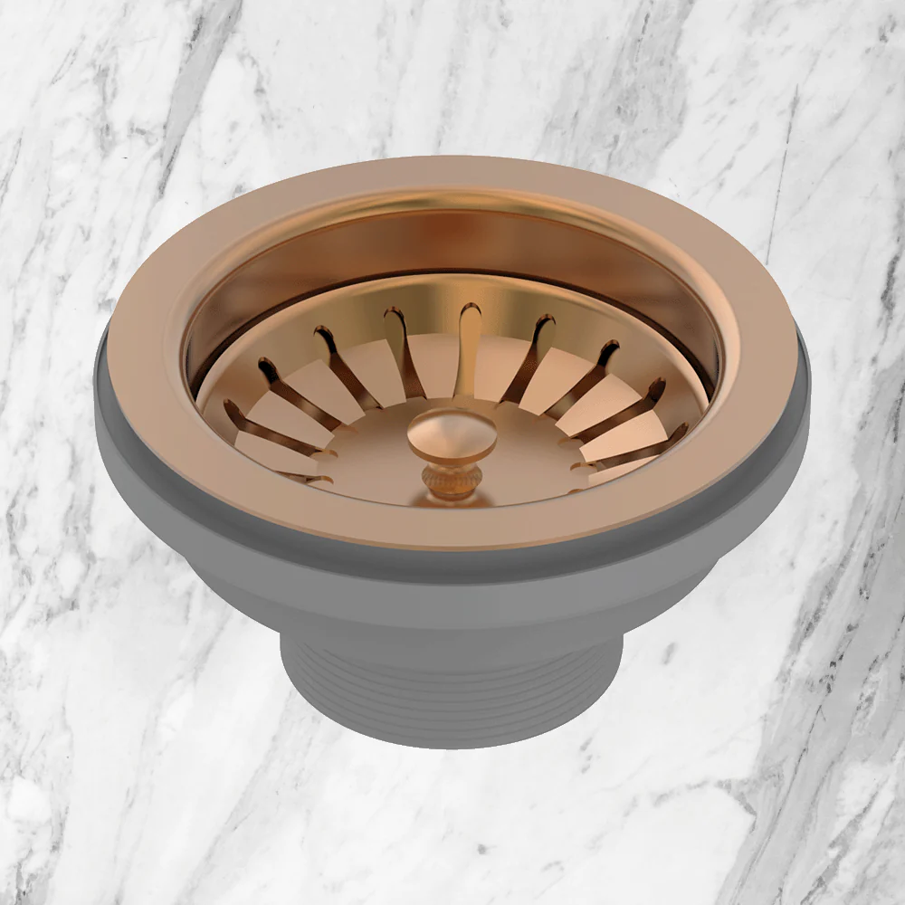 Abey Plug & Waste 90x50mm Artisan Copper - Image 2