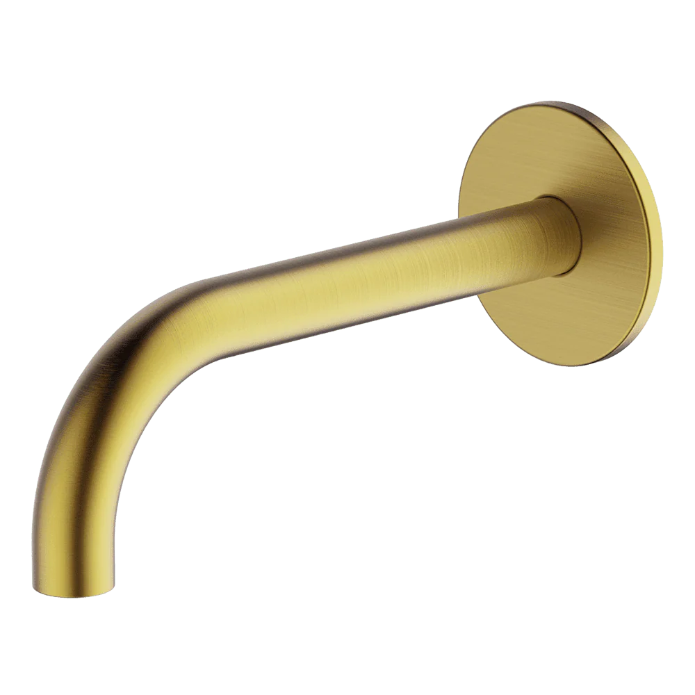 Abey Poco Basin Spout 165mm Brushed Brass