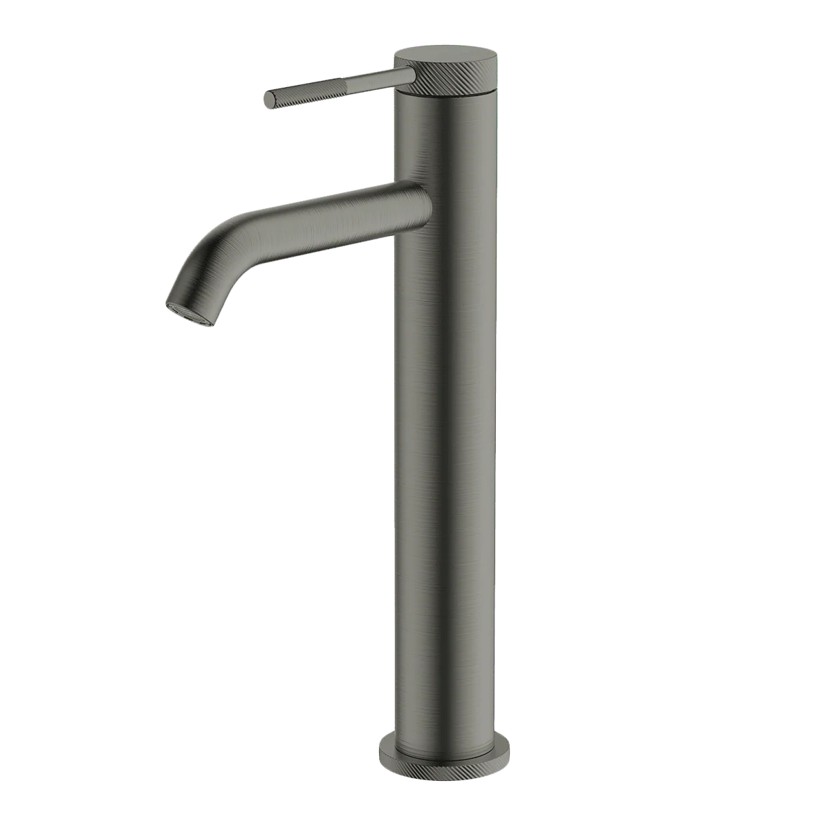 Abey Poco Knurled High Basin Mixer Gunmetal - Image 3