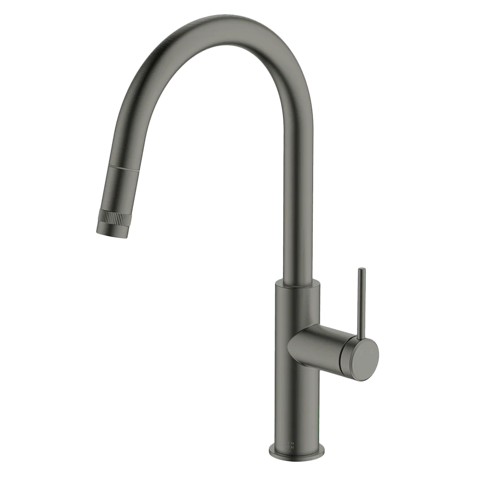 Abey Poco Pull Out Kitchen Mixer Gunmetal Lead Free - Image 3