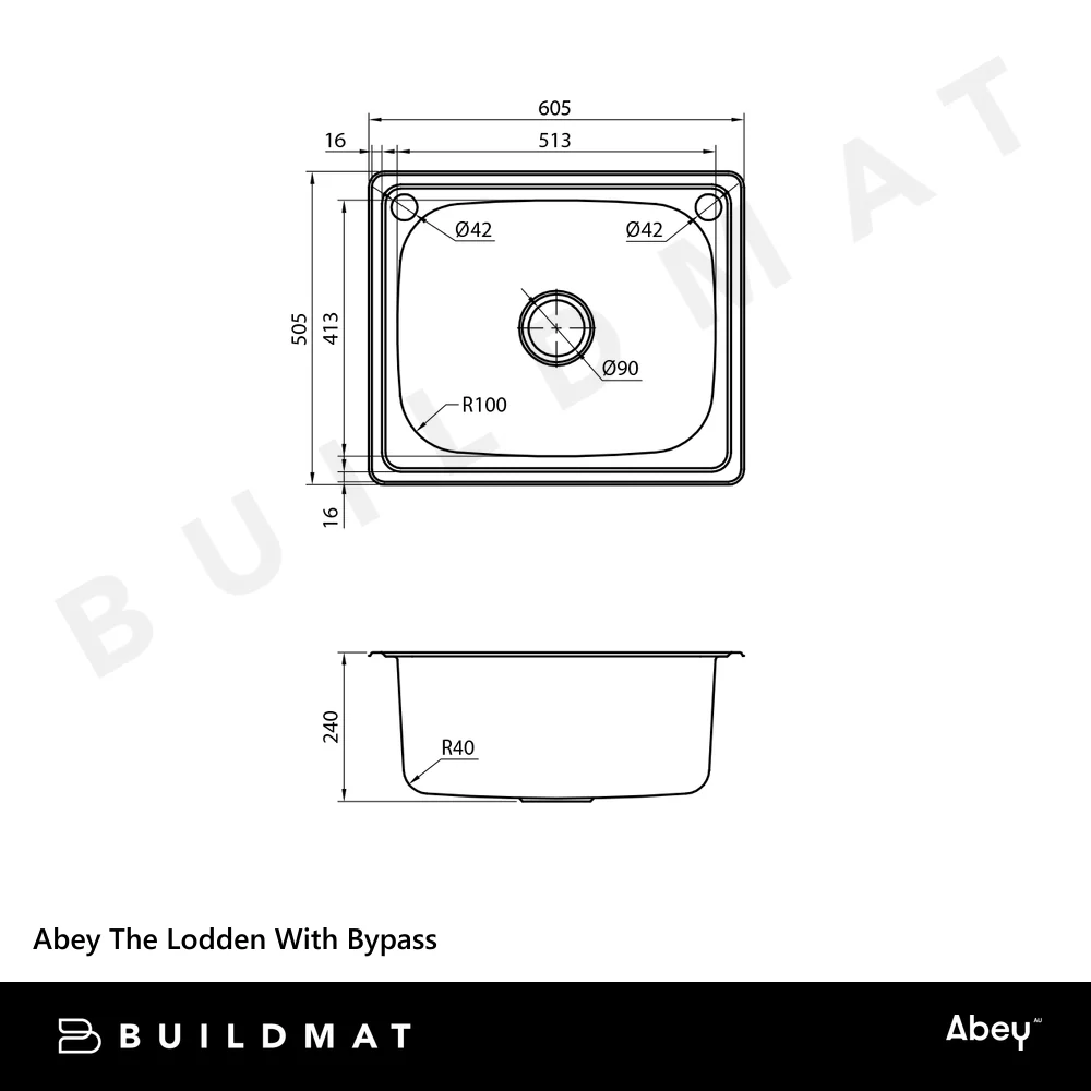 Abey The Lodden With Bypass Stainless Steel - Image 4