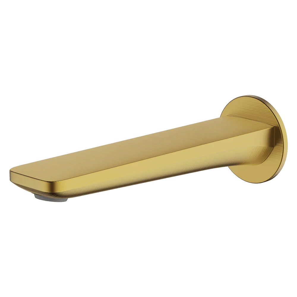 Abey Vela Spout 165mm Brushed Brass