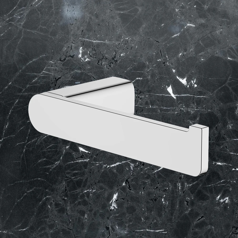 Abey Vela Toilet Roll Holder Chrome - Image 2