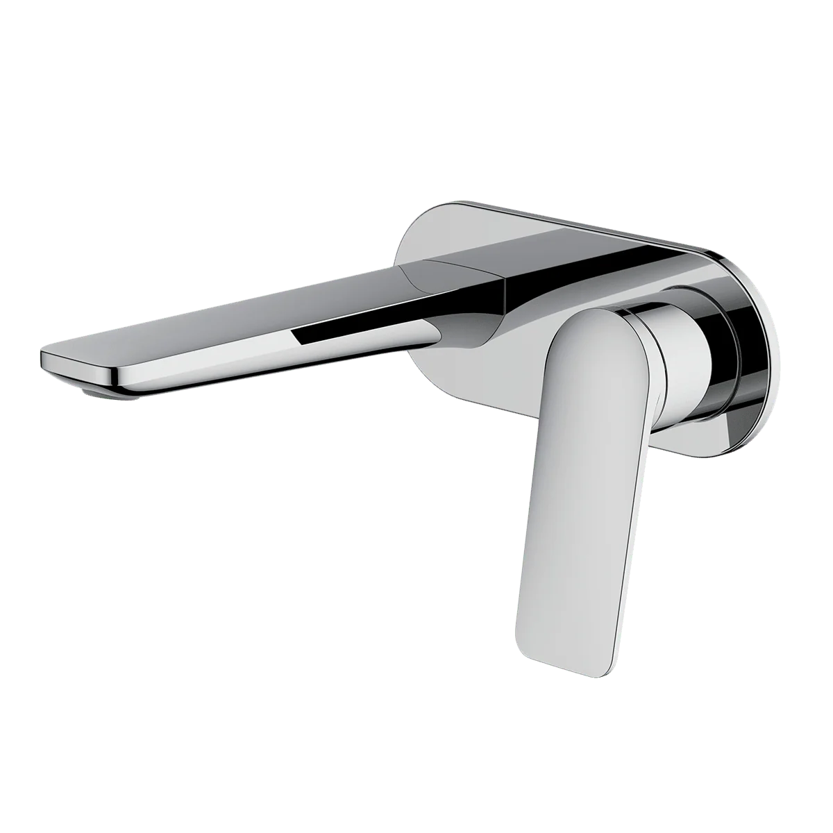 Abey Vela Wall Set With 165mm Wall Spout Chrome - Image 3