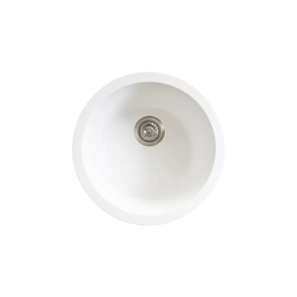 ADP Bellevue Round Sink Matte White