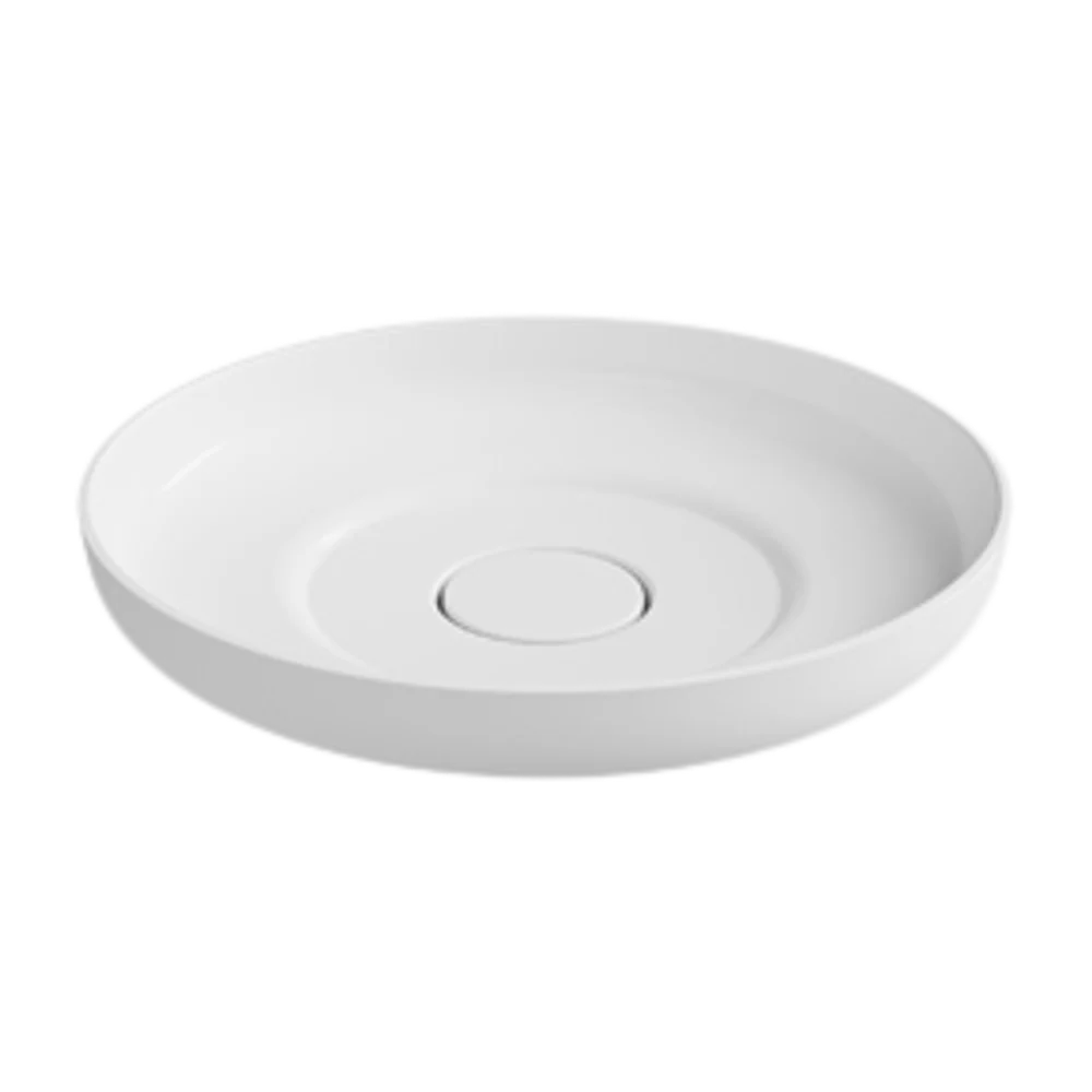ADP Flume Cast Marble Basin Matte White