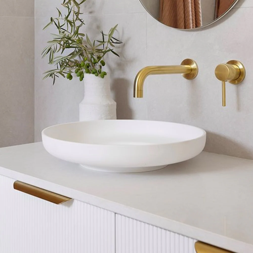ADP Flume Cast Marble Basin Matte White - Image 4