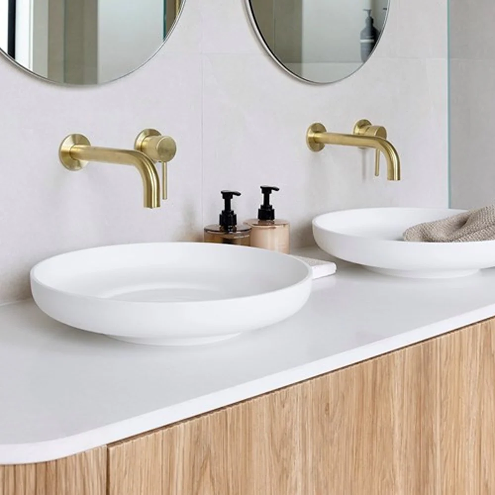 ADP Flume Cast Marble Basin Matte White - Image 5