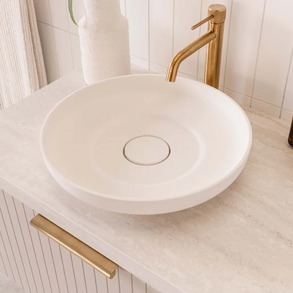 ADP Flume Cast Marble Basin Matte White - Image 6