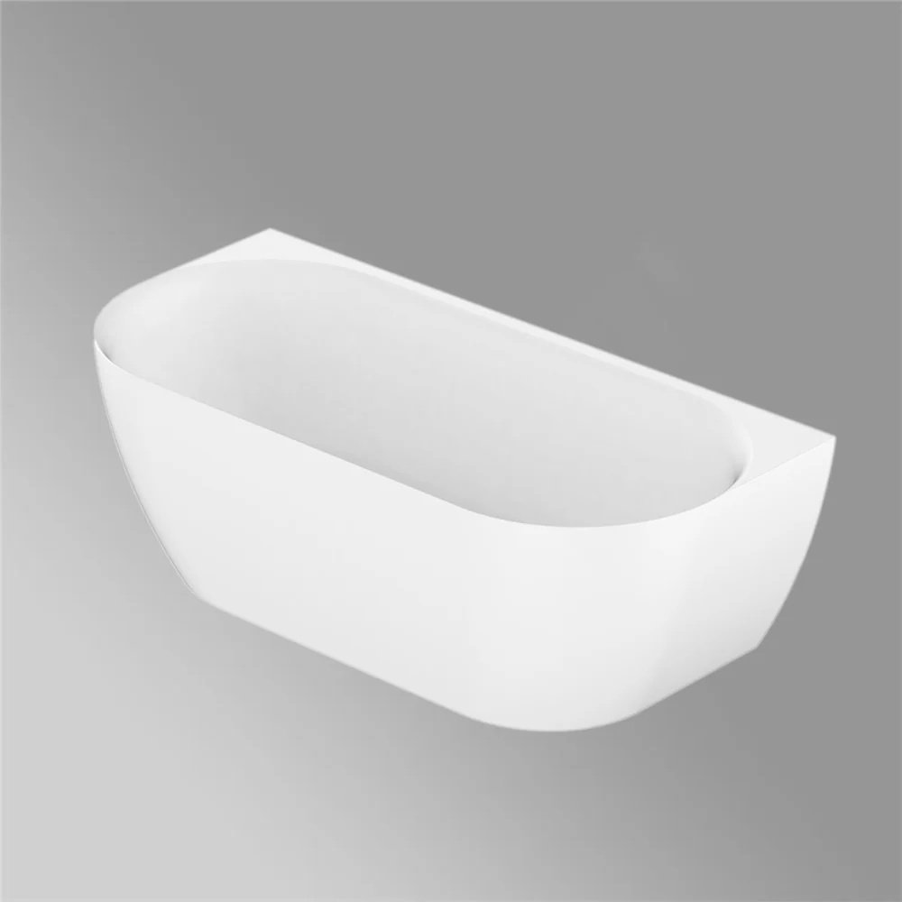 ADP Glacier Back-To-Wall Bath Gloss White 1500mm - Image 2