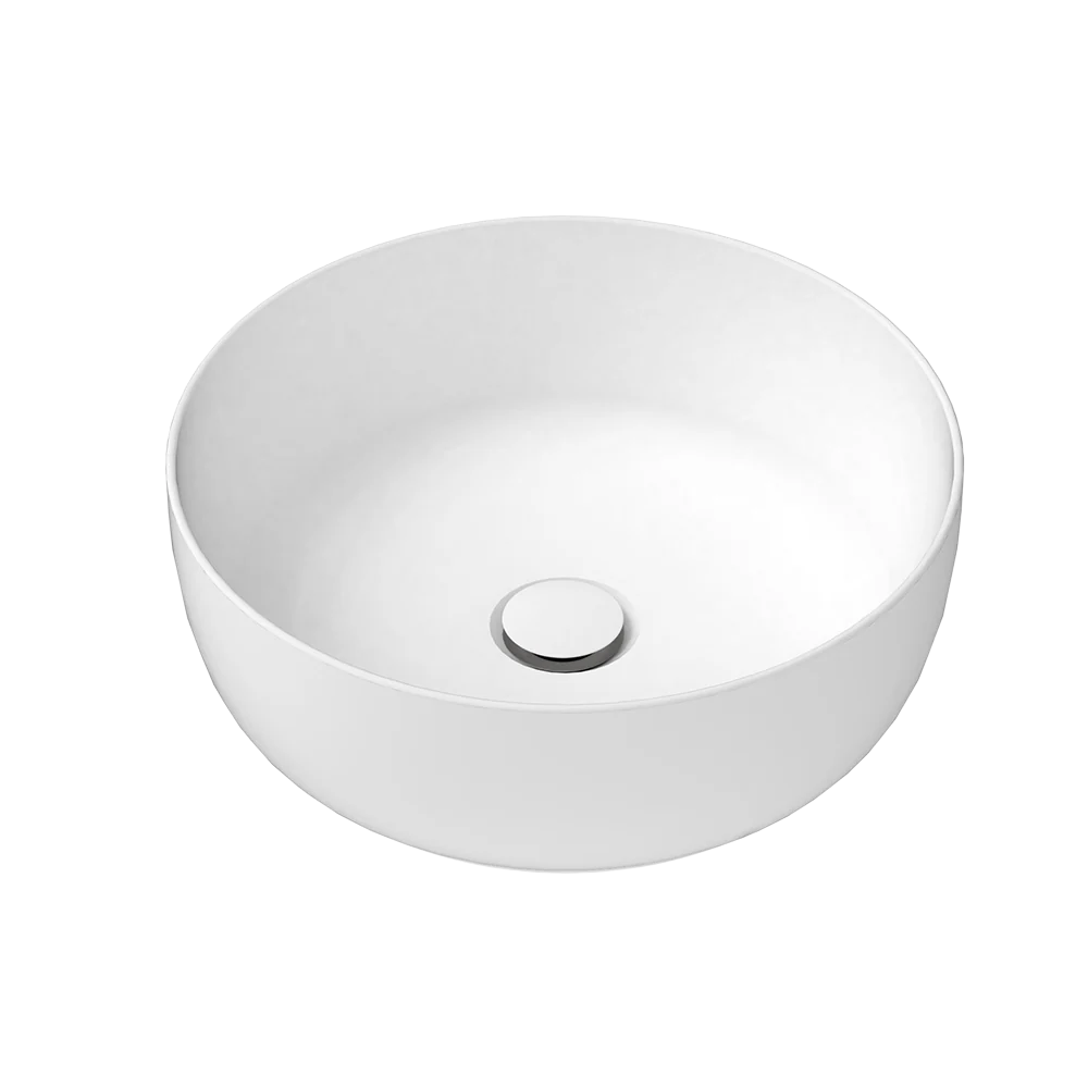 ADP Glam Round Above Counter Basin Gloss White - Image 3