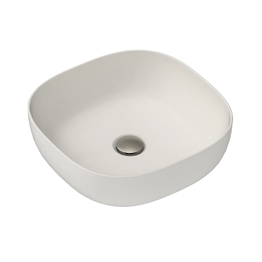 ADP Glam Square Above Counter Basin Mat Pearl - Image 3