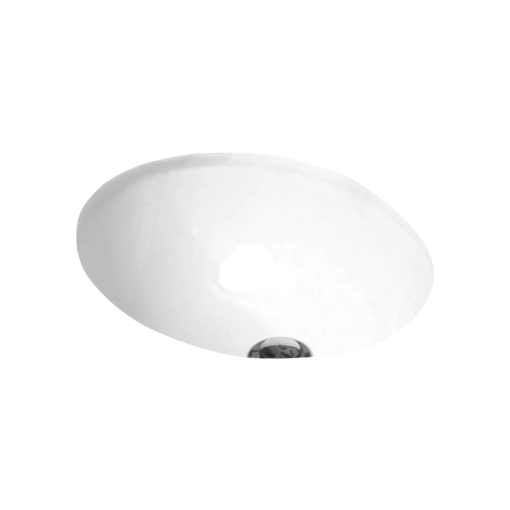 ADP Oval Under Counter Basin Gloss White