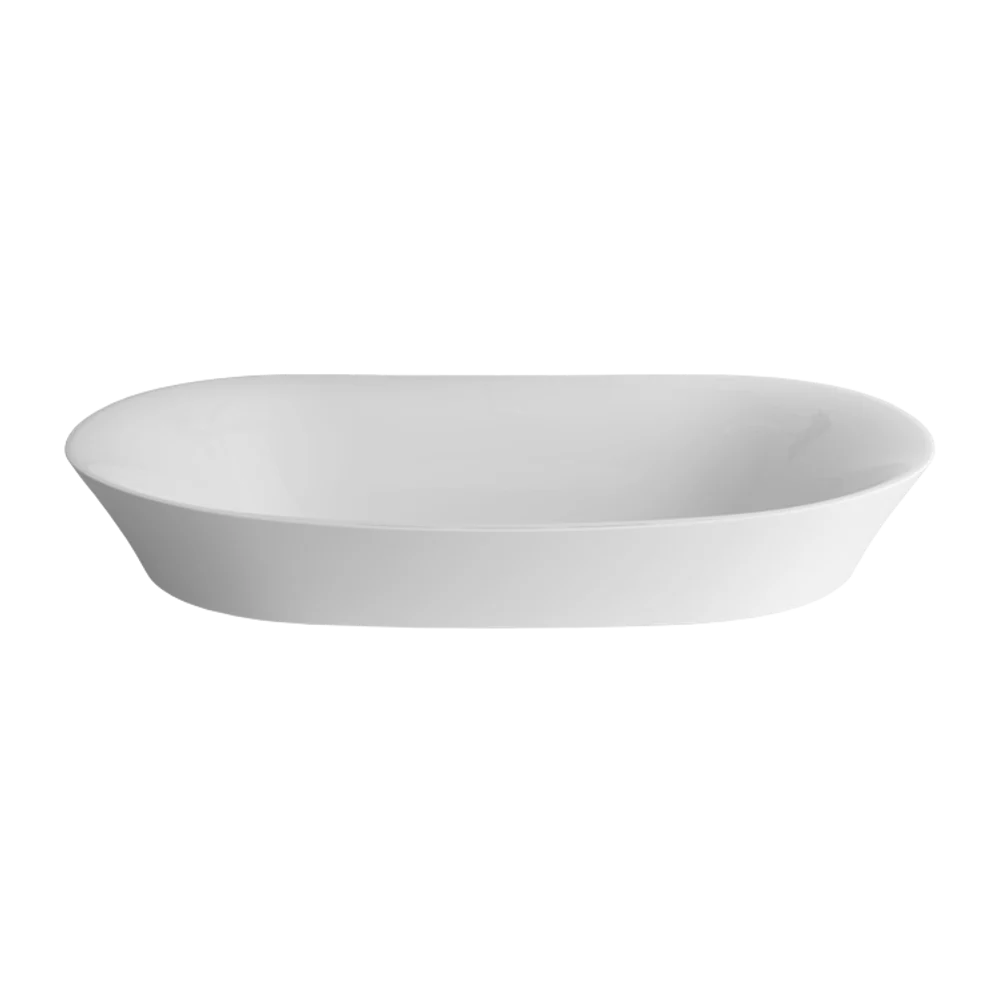 ADP Rise Semi Inset Basin Matte White