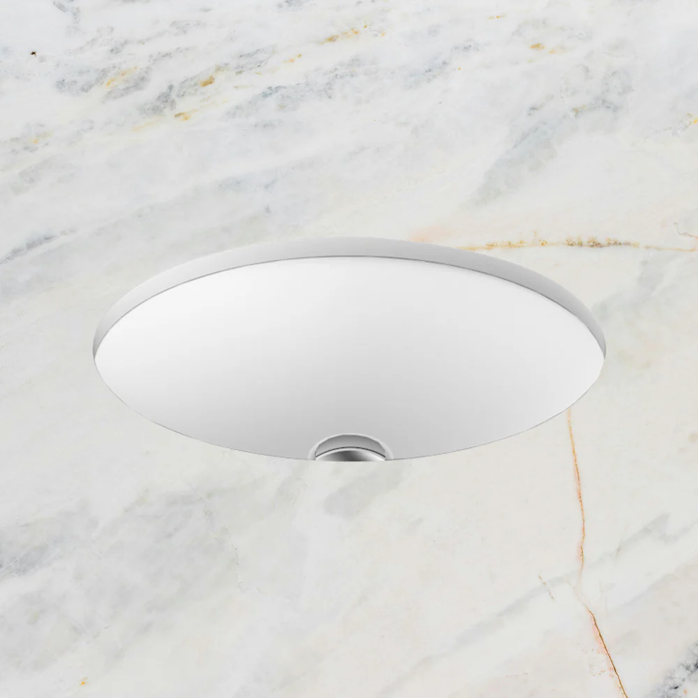 ADP Sincerity Inset/Under-Counter Basin Matte White - Image 2