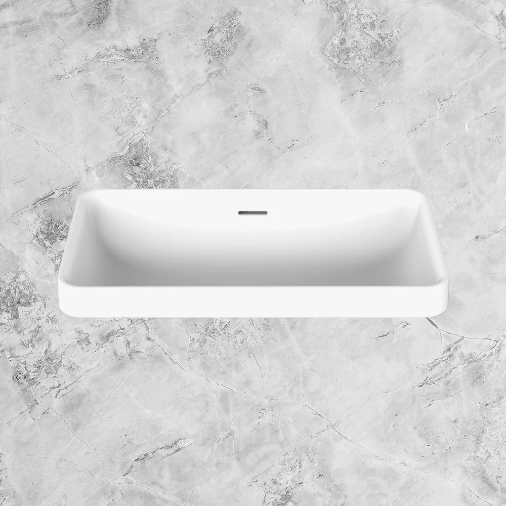 ADP Zeya Semi Inset Basin Matte White - Image 2
